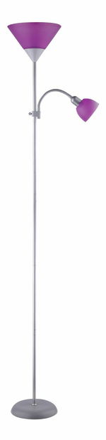 Lampă de podea Action 4020 (argintiu + violet)