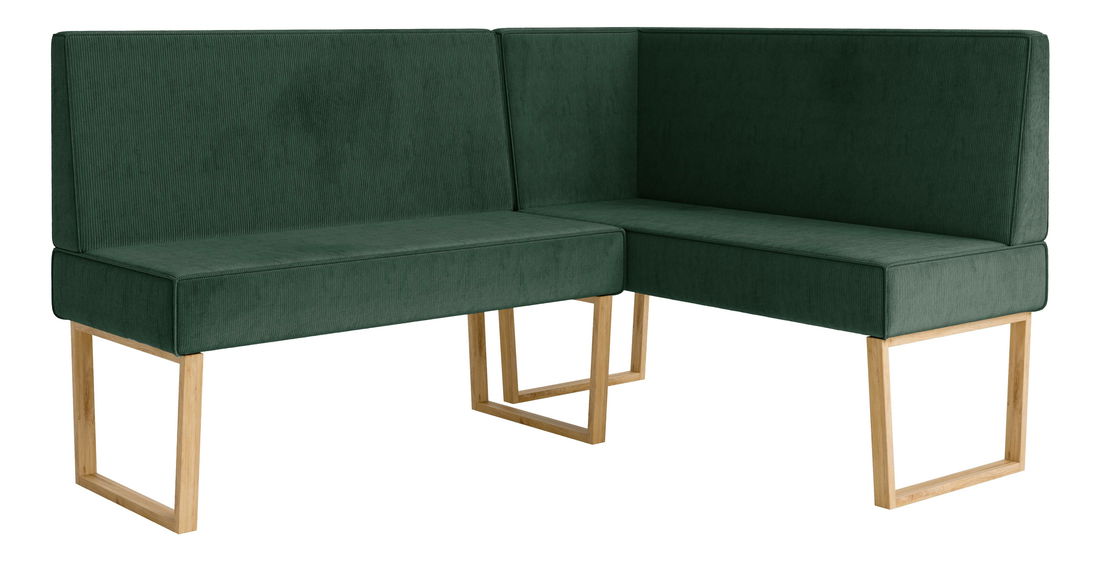 Sarokpad Malibu 140x200 (sötétzöld) (J)