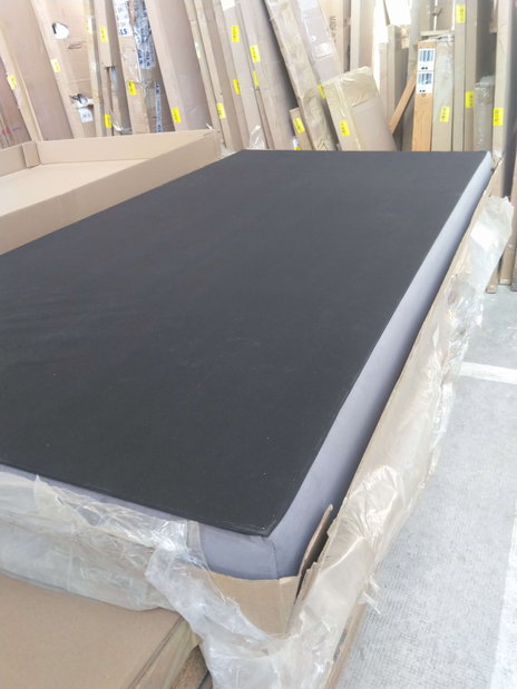 Franciaágy 160 cm Sonden (szürke) (tárolóhellyel) (ágyráccsal) *bazár