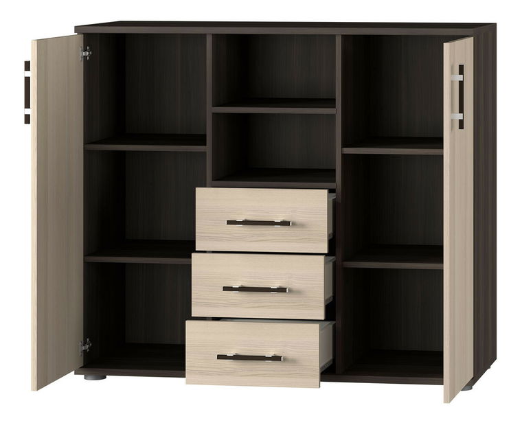 Komoda Irvine I9 (jaseň tmavý + jaseň)