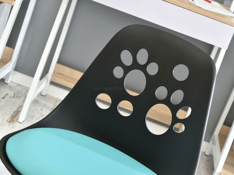 Scaun pentru copii Footy (albastru + crom)