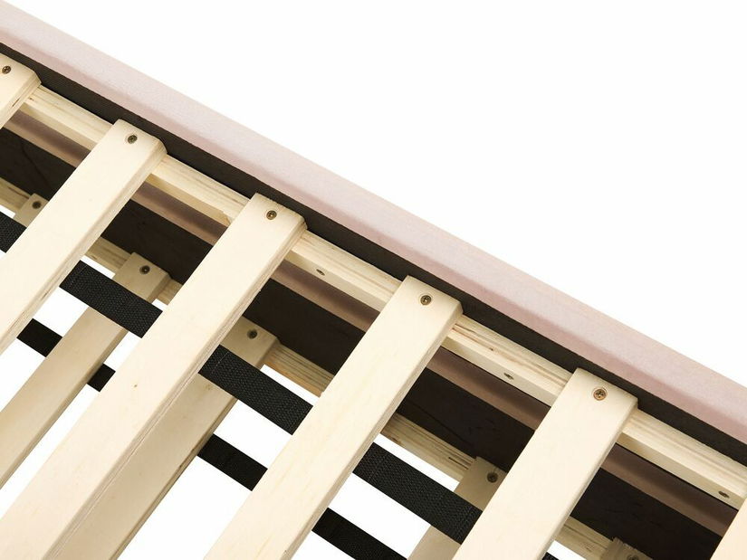 Pat de o persoană 200 x 90 cm Chaza (roz)