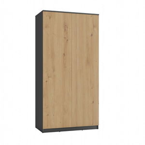 Dulap de haine Musecalo 3 (antracit + stejar artisan)