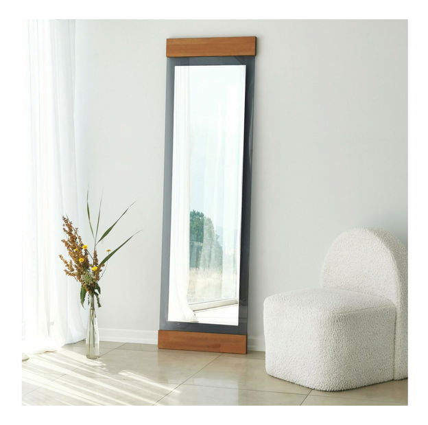 Zrkadlo cheval Vebavi (dub + dymová) 