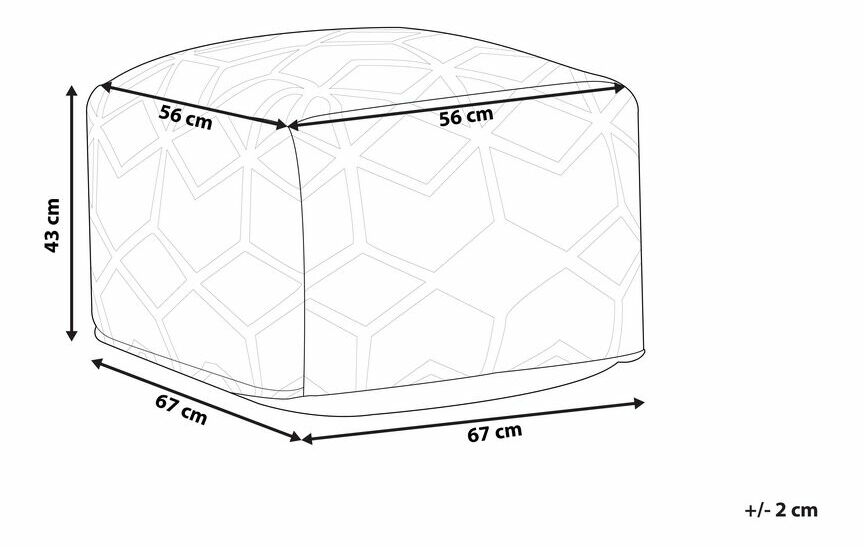 Taburetka MALESA (béžová)