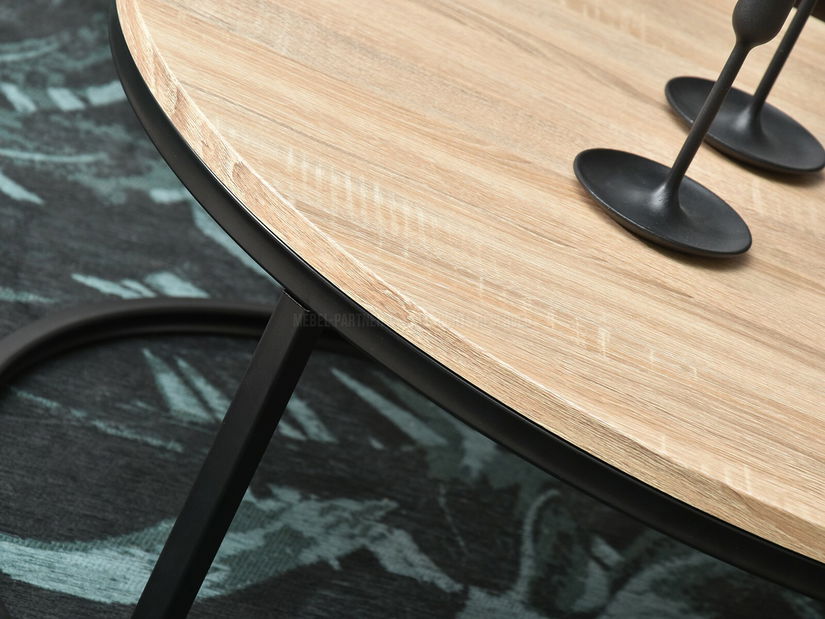 Konferenčný stolík Kolja Stolik Xl (dub sonoma + čierna)