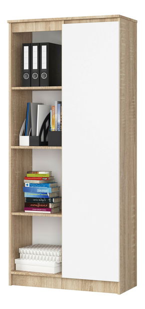 Raft Rehana II (Stejar sonoma + Alb )