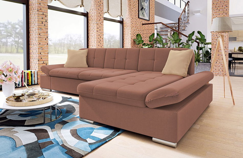 Sarokkanapé garnitúra Makalu (grafitszürke)