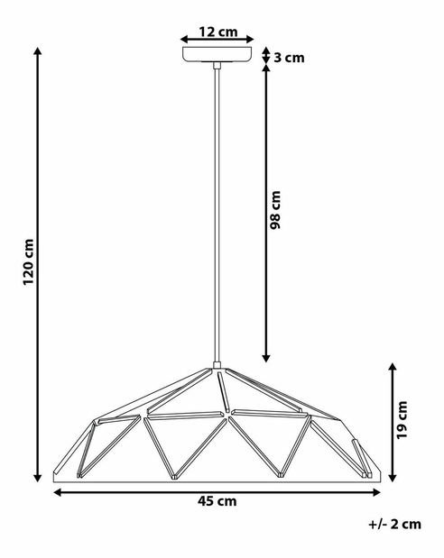 Függő lámpa Somia (fehér)