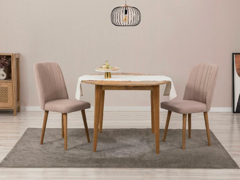 Set mobilier sufragerie Nidupo 4 (pin atlantic + piatră) (pentru 2 persoane)