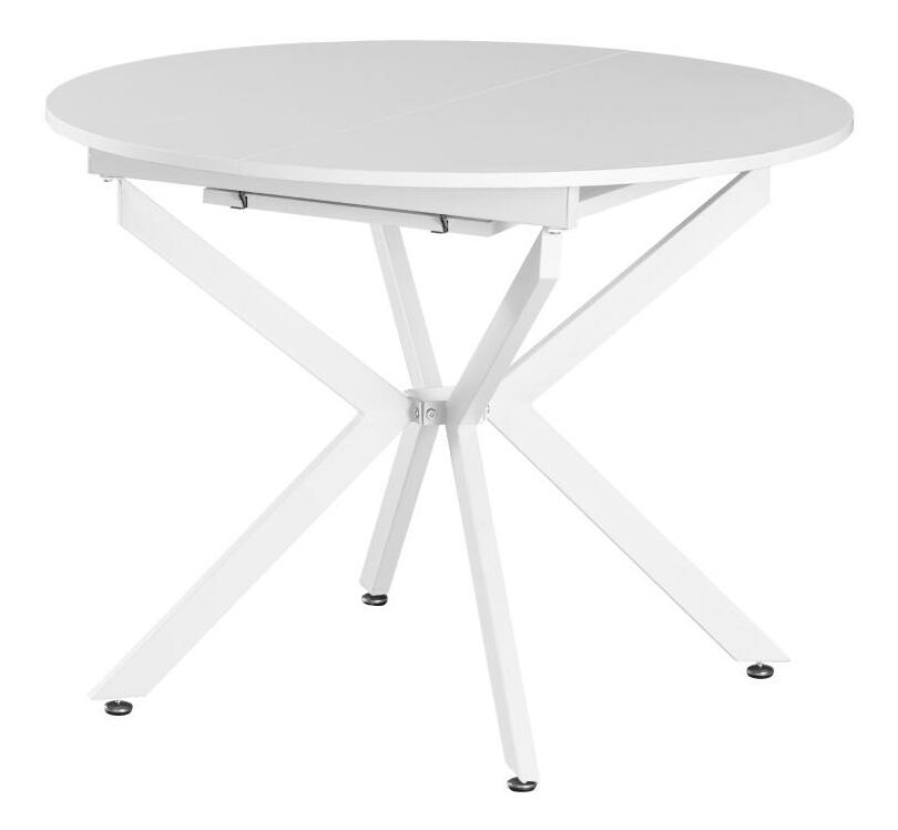 Széthúzható étkezőasztal Amero (fehér) (4-6 fő részére)