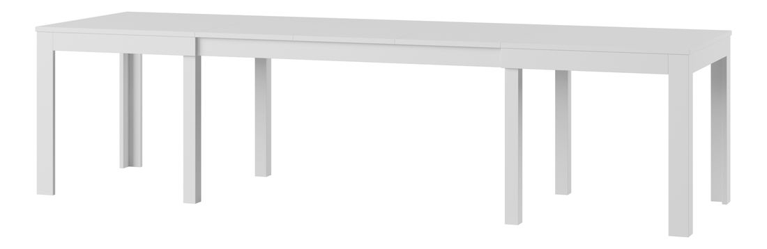 Masă sufragerie Wariba (alb) (pentru 6 până la 8 persoane)