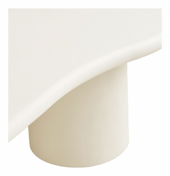 Masă de cafea Pelinora (alb-gălbui)