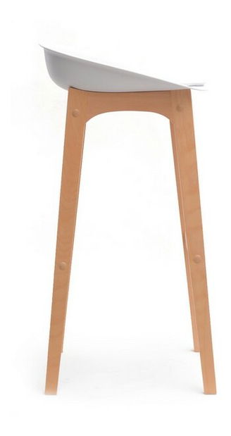 Stolička Rita (biela + buk)