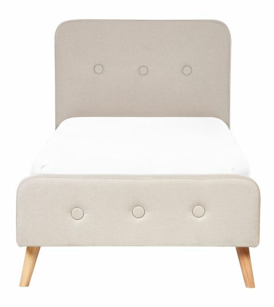 Pat pentru copii 90 cm ROME (cu somieră) (bej)