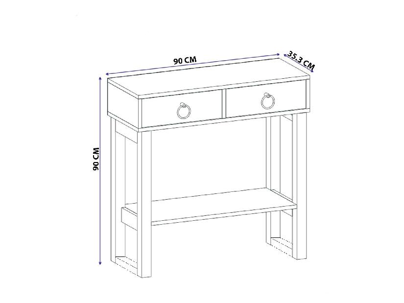 Măsuță consolă Lukada (pin atlantic) 