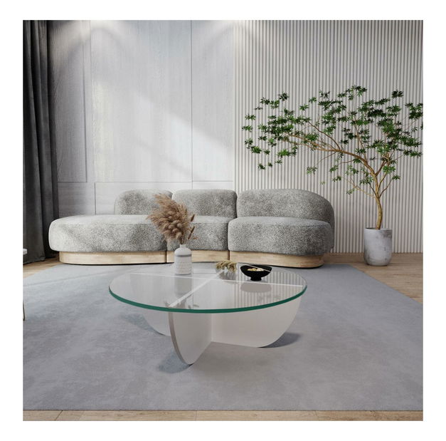 Masă de cafea Lost (Alb)