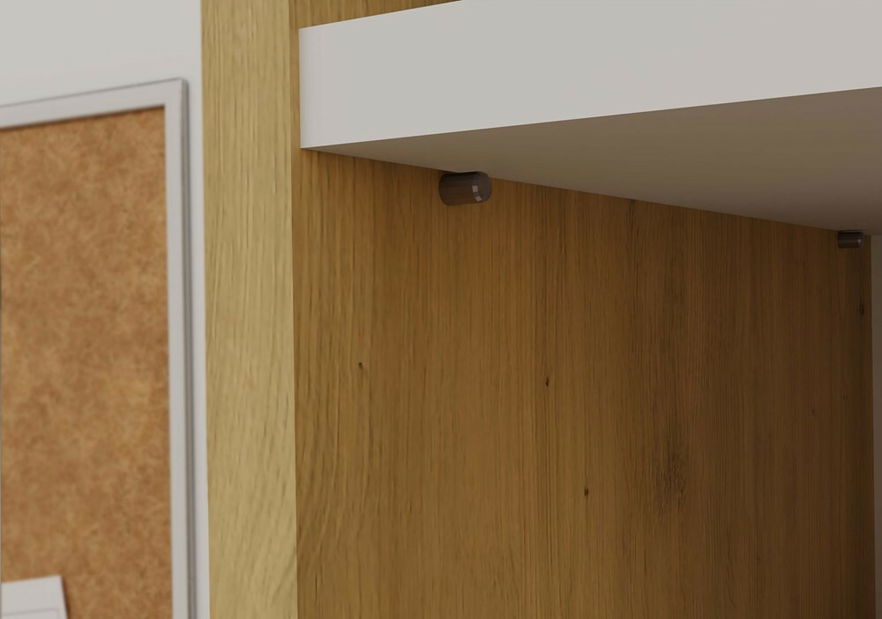 Regál Refarencios 5 (artisan tölgy + fehér)