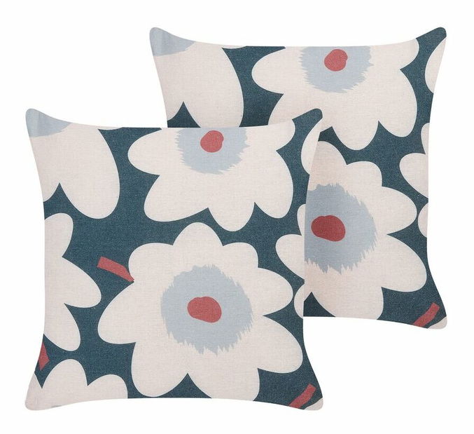 Set 2 buc perne decorative 45 x 45 cm Sesba (multicolor)