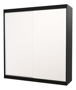 Ruhásszekrény Talencia (fekete + fehér)