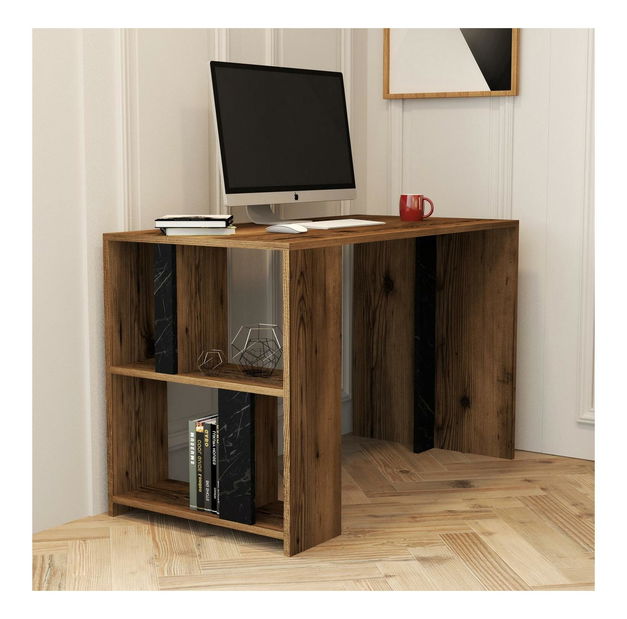 PC stolić Limba (orah + crna)