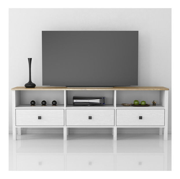 Masă TV/Dulap Franc 36 (lemn alb)