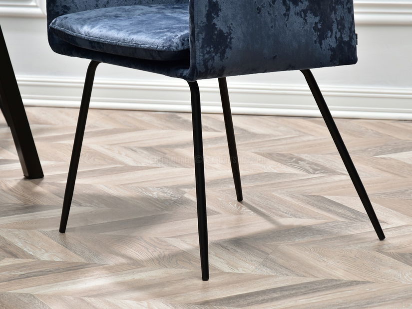 Jedálenská stolička Duplica (sivá + čierna)