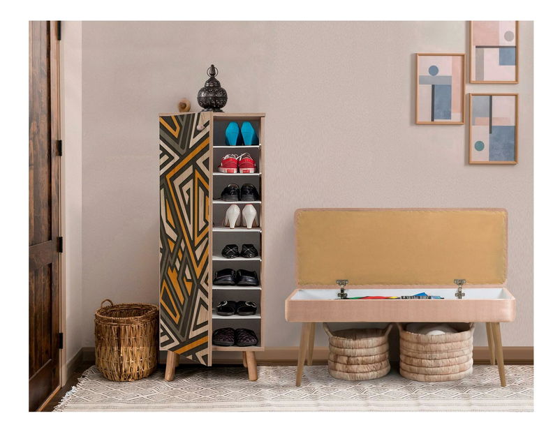 Set za predsoblje Beside 26 (hrast sonoma + kamen)