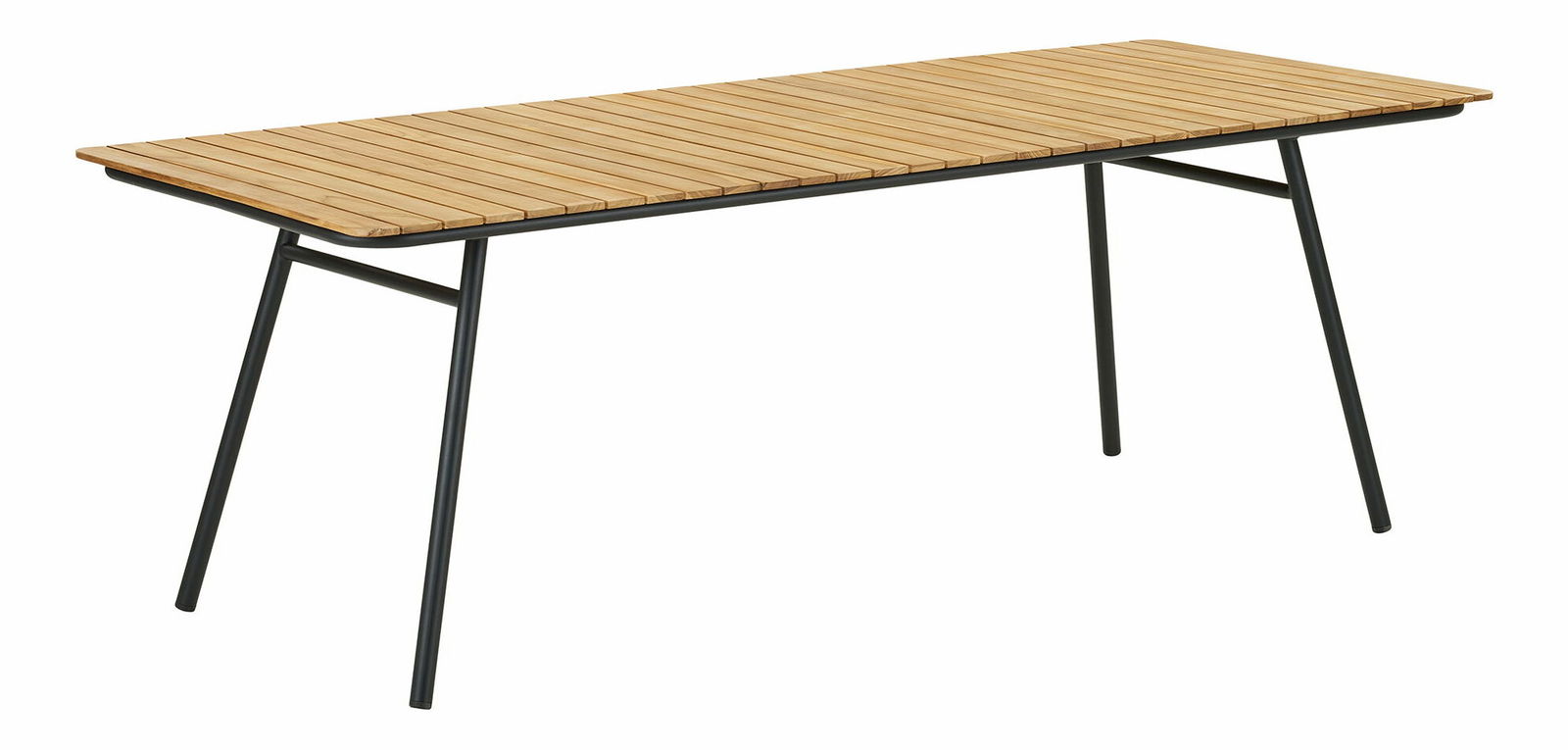 Masă de grădină Canvoria 6 (natural + negru)