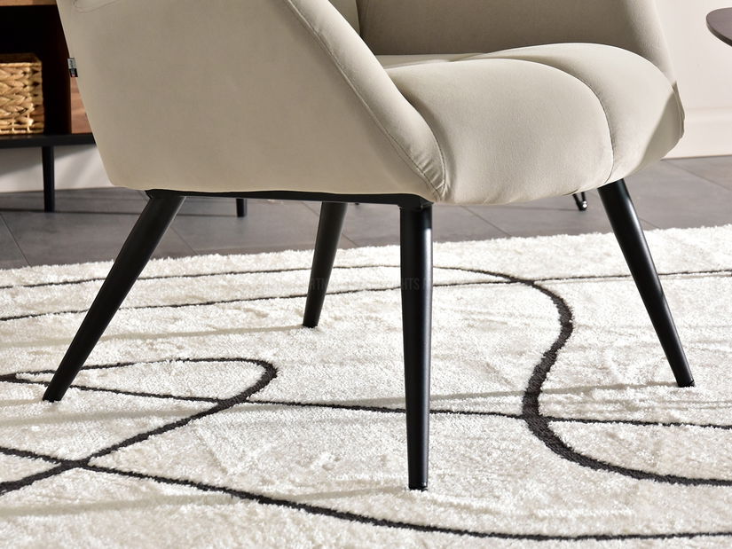 Fotelja Kikino (bež + crna)