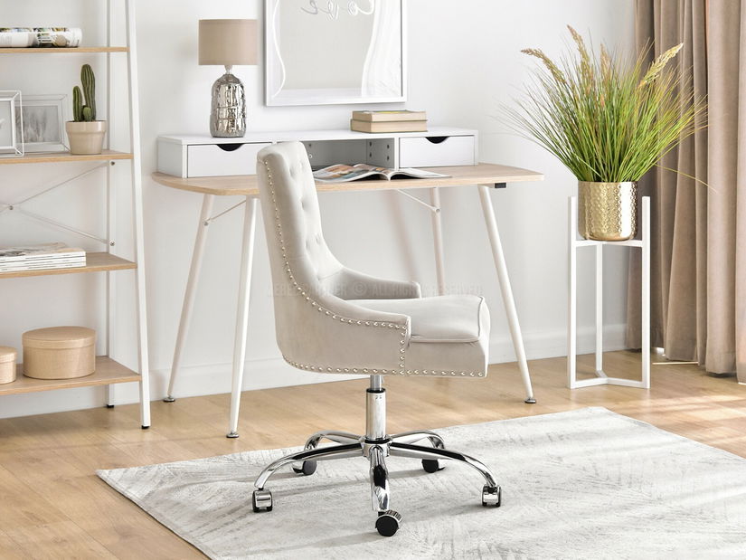 Stolička Sonia (sivá + chrómová)