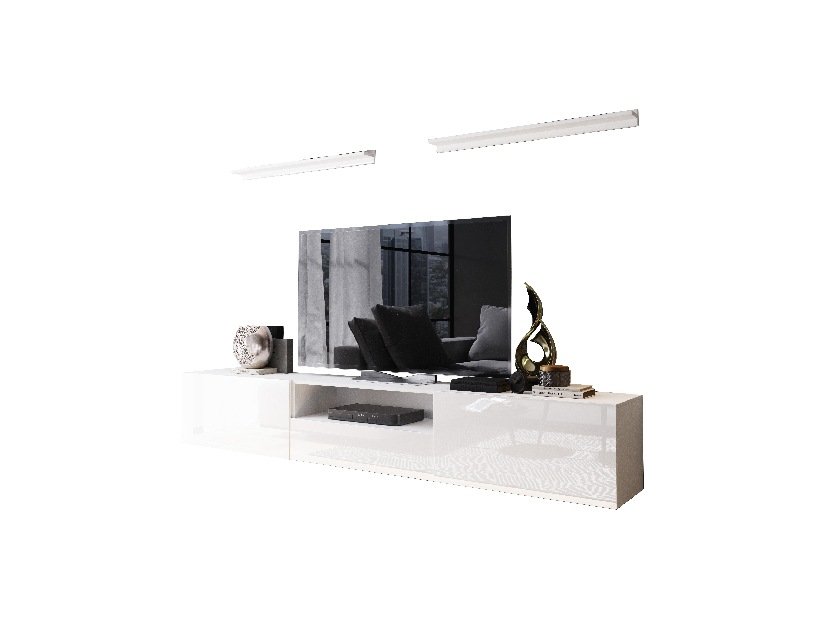 Mobilier living Berny 21 (alb + alb lucios)