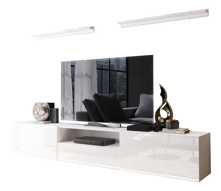 Mobilier living Berny 21 (alb + alb lucios)