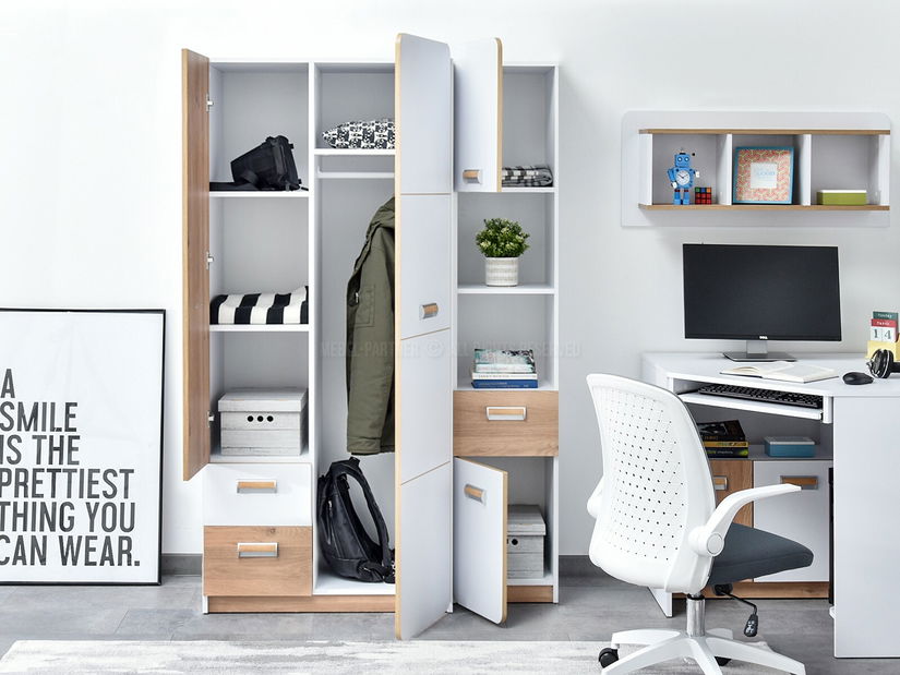 Mobilier cameră studenți Clerigo 05 (alb)