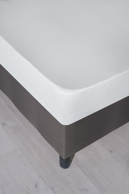 Matracvédő 120 x 200 cm + 30 cm Austin Fit (fehér)