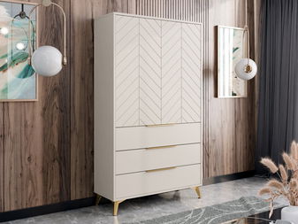 Polcos szekrény Semprum 2D3SZ (homokbézs)