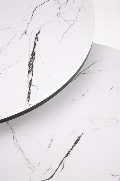 Set 2 buc. măsuțe de cafea Jacarta (alb + negru)