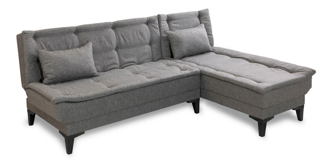 Rohová sedačka Santic (sivá)