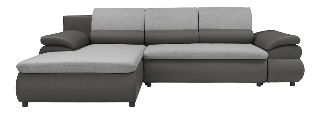 Rohová sedačka BRW Toni Lux 3DL.URC sivá (L)