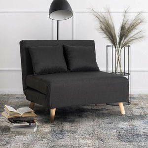 Fotelja na razvlačenje Motecacleta 2 (crna) 