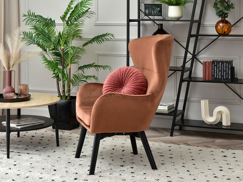 Fotel Leto (réz + fekete)