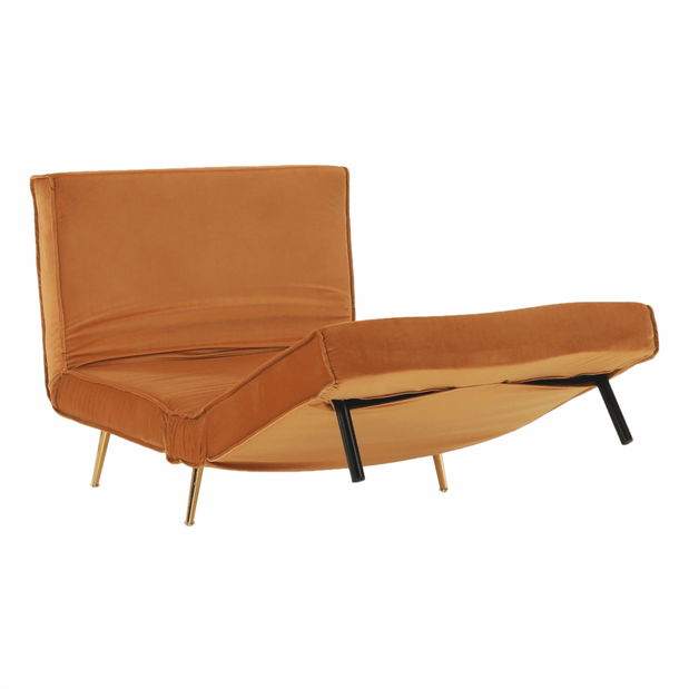 Szétnyitható fotel Milla (mustár)