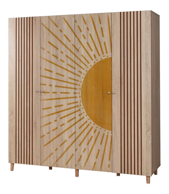 Dulap de haine London 971 (Stejar sonoma)