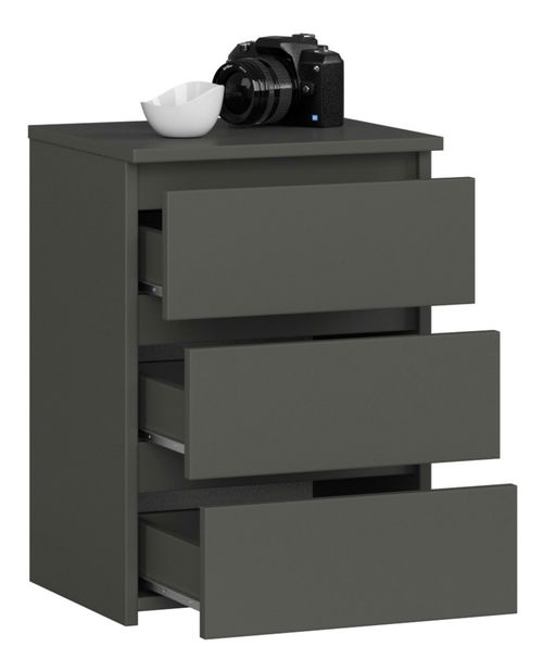 Komoda Cipriano (sivi grafit)