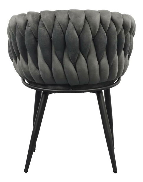 Étkezőszék Blair (sötétszürke + fekete)