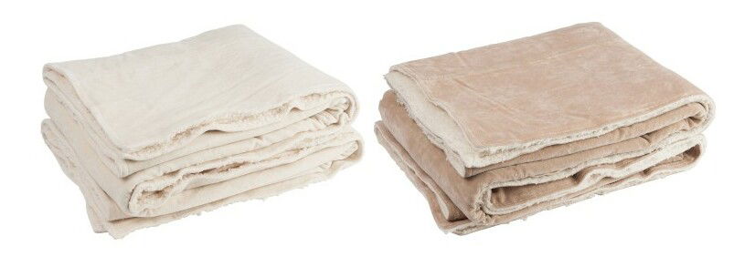 Deka Jolipa (130x160x3cm) (Béžová + Oranžová) (2ks)