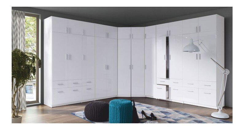 Felső elem Snow Typ 7 (Fehér + Magasfényű Fehér) 