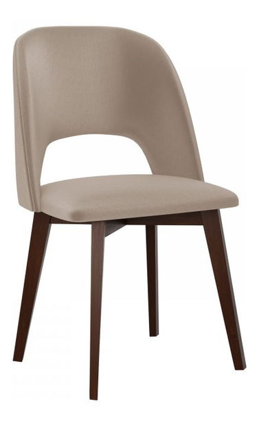 Scaun bucătărie Nawi IV (crem + nuc)