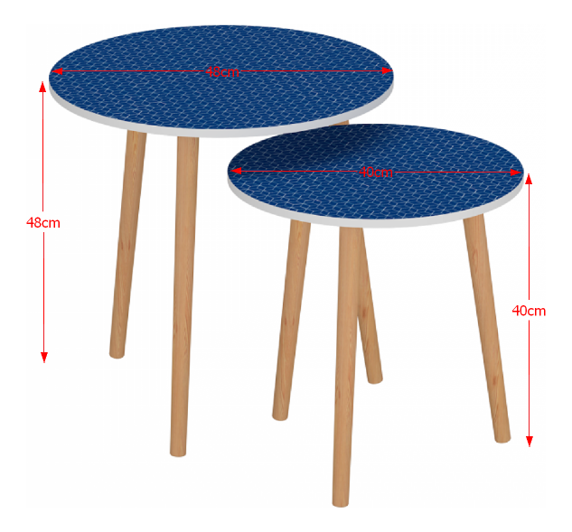 Príručný stolík Morte (2 ks.)