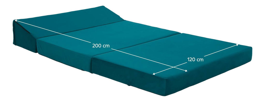 Fotoliu extensibil Viajado (petrol) 